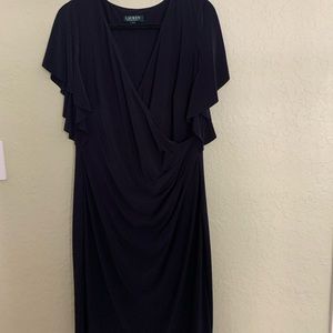 Ralph Lauren faux crossover dress